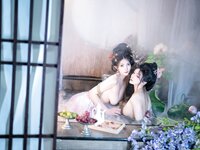[Cosplay] 星澜是澜澜叫澜妹呀&Natsuko夏夏子 - 瑶池洗凝脂