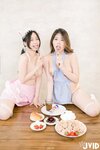 [JVID] 最狂色气 5人厨娘 淫乱满点 围炉后的淫春梦幻点心上菜