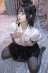 [Cosplay] yuuhui玉汇 – 电梯间尾行