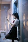 [Cosplay] yuuhui玉汇 – 电梯间尾行