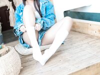 [Cosplay] Chun Momo 蠢沫沫 - Denim 牛仔衣