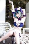 [Cosplay] 贞子蜜桃 - 碧蓝航线 柴郡泳装