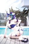 [Cosplay] 贞子蜜桃 - 碧蓝航线 柴郡泳装