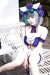 [Cosplay] 贞子蜜桃 - 碧蓝航线 柴郡泳装