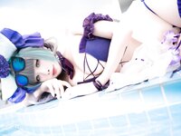[Cosplay] 贞子蜜桃 - 碧蓝航线 柴郡泳装