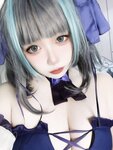 [Cosplay] 贞子蜜桃 - 碧蓝航线 柴郡泳装