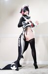 [Cosplay] 狐洛洛子 - 鲨鱼妹 女仆