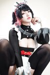 [Cosplay] 狐洛洛子 - 鲨鱼妹 女仆