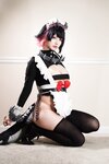 [Cosplay] 狐洛洛子 - 鲨鱼妹 女仆