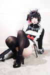 [Cosplay] 狐洛洛子 - 鲨鱼妹 女仆