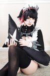 [Cosplay] 狐洛洛子 - 鲨鱼妹 女仆