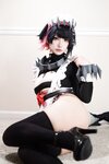 [Cosplay] 狐洛洛子 - 鲨鱼妹 女仆