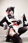 [Cosplay] 狐洛洛子 - 鲨鱼妹 女仆