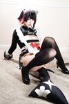 [Cosplay] 狐洛洛子 - 鲨鱼妹 女仆