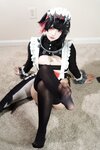[Cosplay] 狐洛洛子 - 鲨鱼妹 女仆