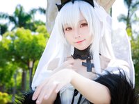 [Cosplay] G44 不会受伤 - 98K Wedding Dress Kaiser 98K婚纱 德皇