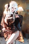 [Cosplay] 半半子 - NIKKE 布兰儿