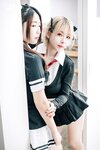 [JVID] 黎菲儿 & 黎茉 - 情欲校园补考日-女学生在教室嬉闹-相互探索身体-性欲高涨