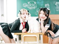 [JVID] 黎菲儿 & 黎茉 - 情欲校园补考日-女学生在教室嬉闹-相互探索身体-性欲高涨