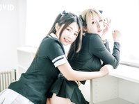 [JVID] 黎菲儿 & 黎茉 - 情欲校园补考日-女学生在教室嬉闹-相互探索身体-性欲高涨