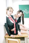 [JVID] 黎菲儿 & 黎茉 - 情欲校园补考日-女学生在教室嬉闹-相互探索身体-性欲高涨