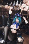 [Cosplay] 雪晴Astra - 万圣节 柴郡魔术师