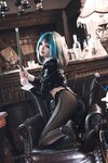 [Cosplay] 雪晴Astra - 万圣节 柴郡魔术师