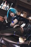 [Cosplay] 雪晴Astra - 万圣节 柴郡魔术师