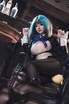 [Cosplay] 雪晴Astra - 万圣节 柴郡魔术师