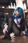 [Cosplay] 雪晴Astra - 万圣节 柴郡魔术师