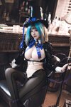 [Cosplay] 雪晴Astra - 万圣节 柴郡魔术师