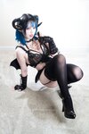 [Cosplay] 狐洛洛子 - 深蓝魅魔