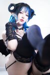 [Cosplay] 狐洛洛子 - 深蓝魅魔