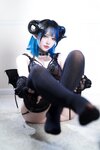 [Cosplay] 狐洛洛子 - 深蓝魅魔