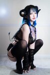 [Cosplay] 狐洛洛子 - 深蓝魅魔
