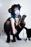 [Cosplay] 狐洛洛子 - 深蓝魅魔