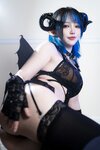 [Cosplay] 狐洛洛子 - 深蓝魅魔