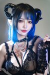 [Cosplay] 狐洛洛子 - 深蓝魅魔