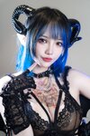 [Cosplay] 狐洛洛子 - 深蓝魅魔