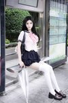 [Cosplay] 晚苏susu – 校服