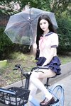 [Cosplay] 晚苏susu – 校服