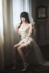 [Cosplay] rioko 凉凉子 - Transparent wedding dress 透明婚纱