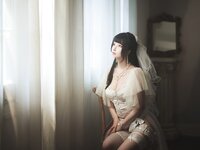 [Cosplay] rioko 凉凉子 - Transparent wedding dress 透明婚纱
