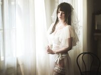 [Cosplay] rioko 凉凉子 - Transparent wedding dress 透明婚纱