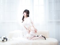 [Cosplay] rioko 凉凉子 - Transparent wedding dress 透明婚纱