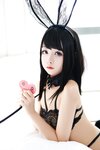 [Cosplay] Rinaijiao 日奈娇 - Black Bunny 黑色兔兔