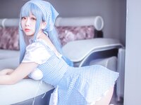 [Cosplay] Rinaijiao 日奈娇 - Blue Maid 蓝色女仆