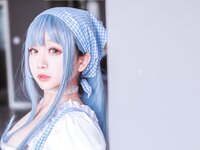 [Cosplay] Rinaijiao 日奈娇 - Blue Maid 蓝色女仆