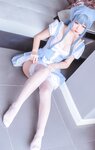 [Cosplay] Rinaijiao 日奈娇 - Blue Maid 蓝色女仆