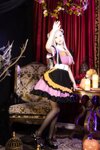 [Cosplay] 羽生三未图集 - 万圣黑丝女仆